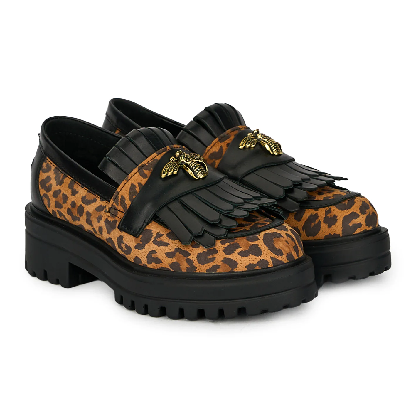 Pantofi dama din piele naturala cu accesoriu 17596 - Image 4