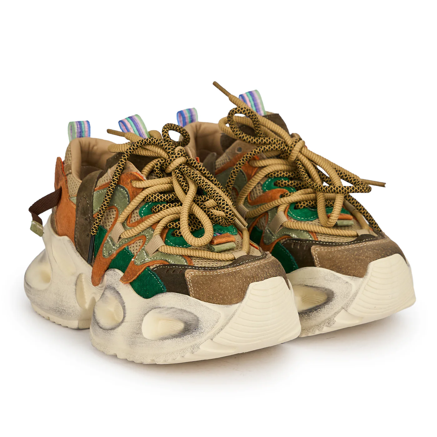 Pantofi dama din piele naturala cu talpa inalta 6 cm 19332 - Image 4