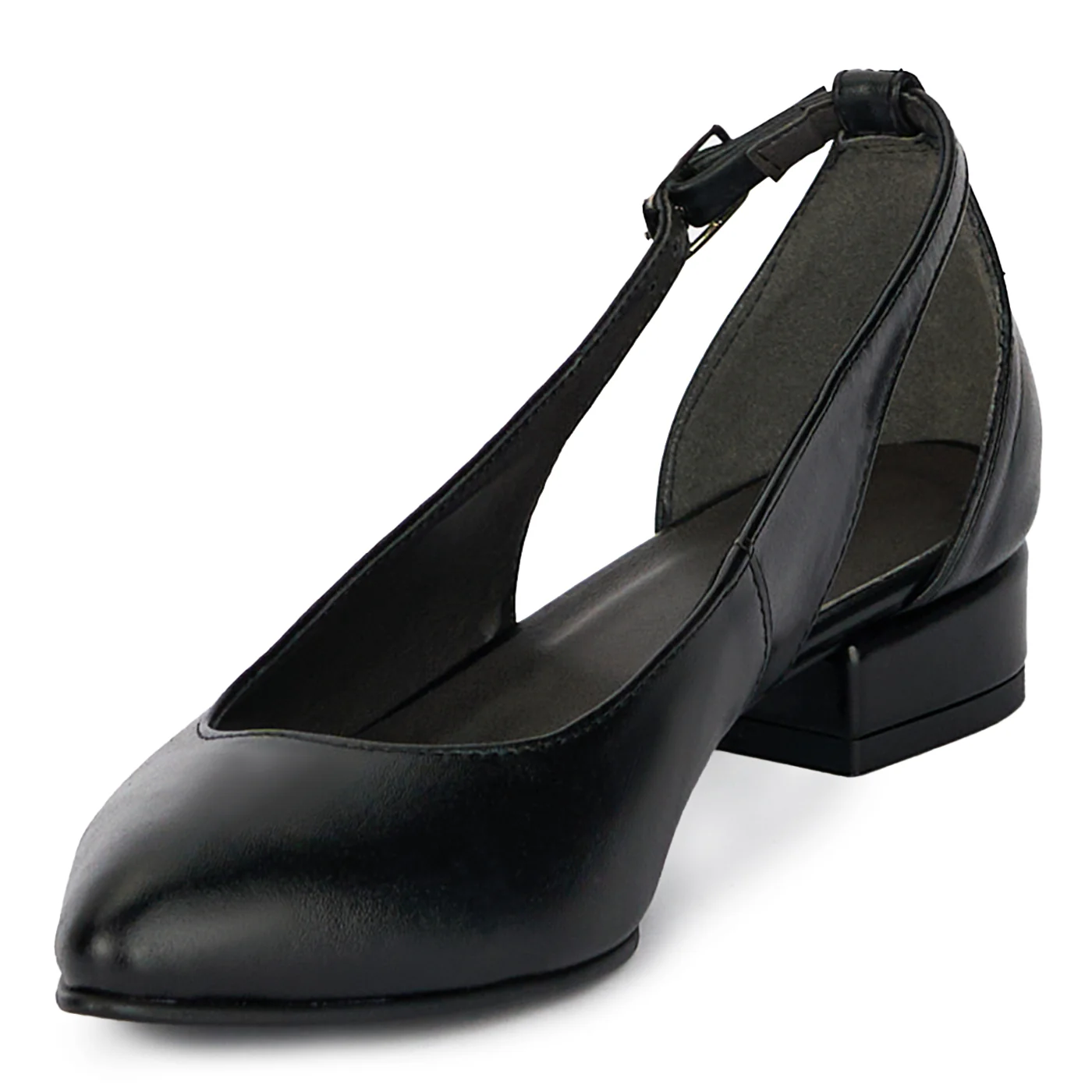 Pantofi dama din piele naturala cu toc mic 3 cm 17937 - Image 3