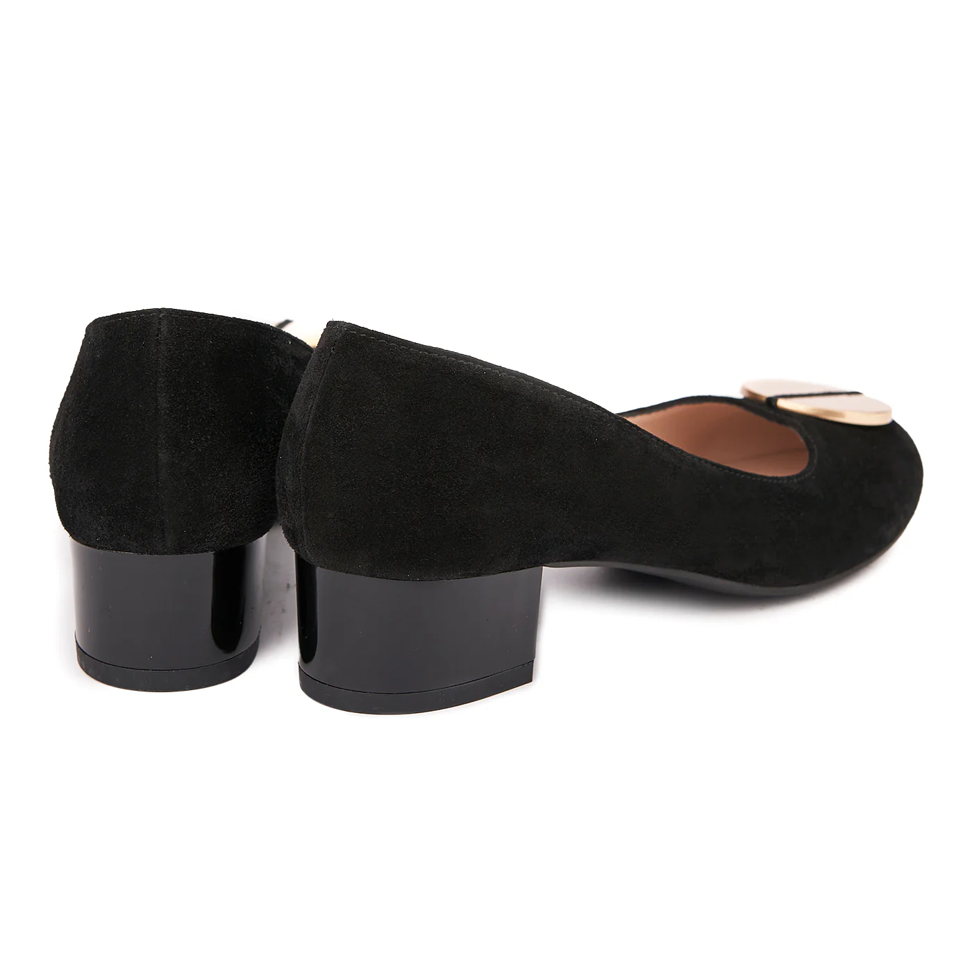 Pantofi dama din piele naturala cu toc mic 4554 - Image 2