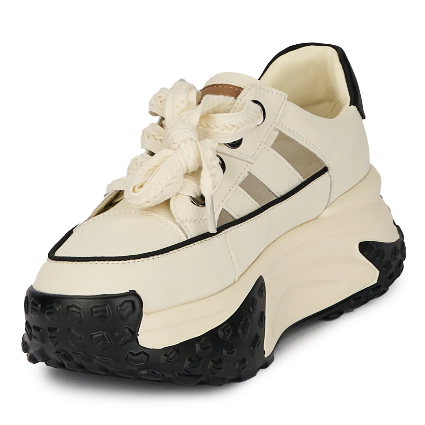 Pantofi dama din piele naturala decupati lateral 17959 - Image 3