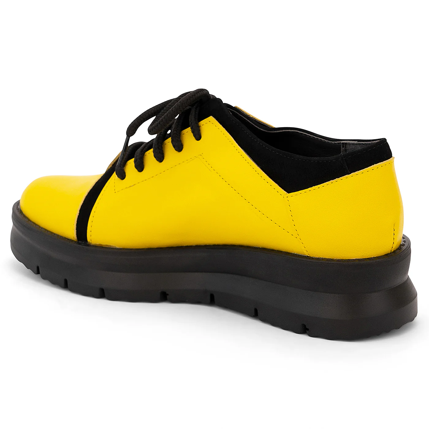Pantofi dama din piele naturala galbena 14181 - Image 2