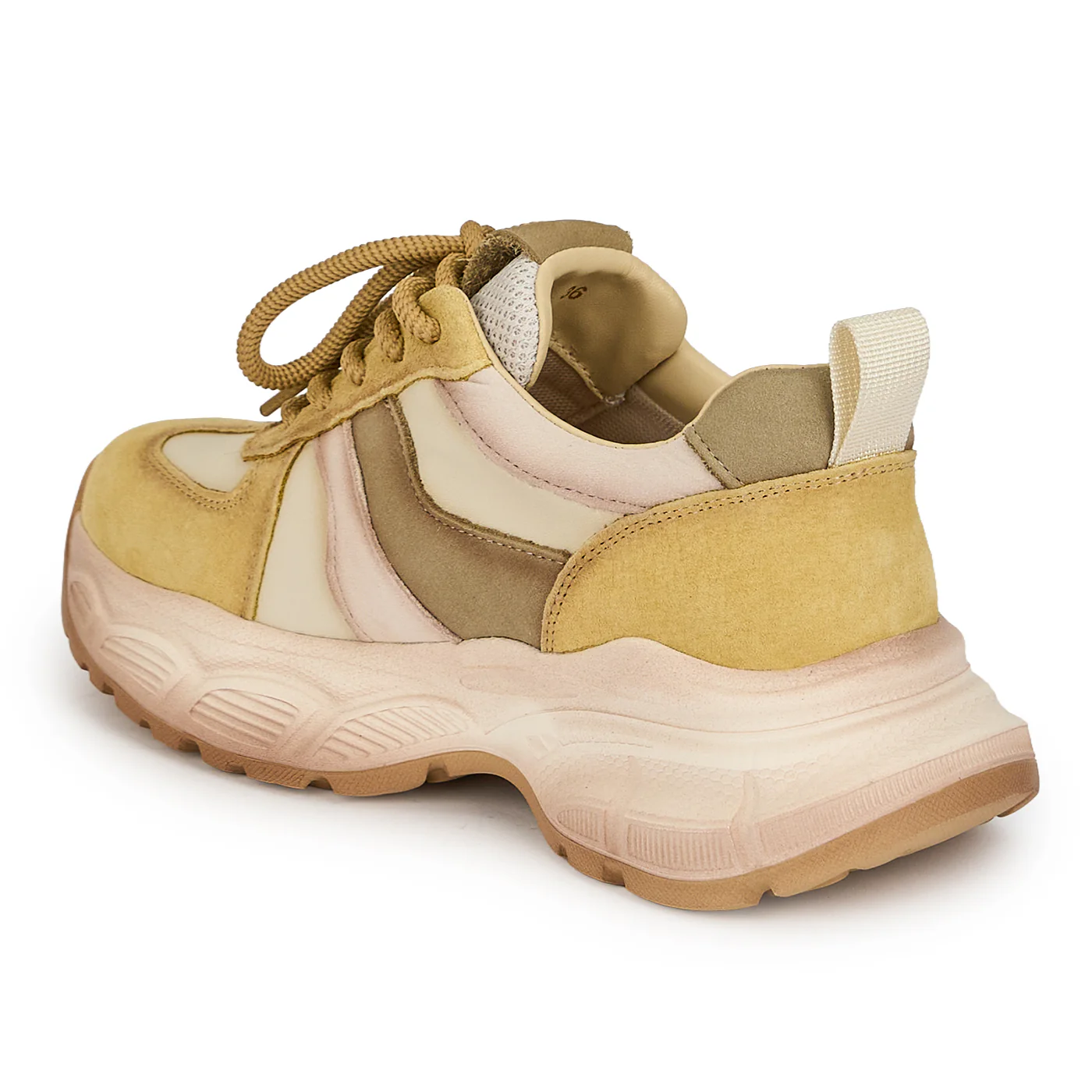 Pantofi dama din piele naturala galbena 19261 - Image 2