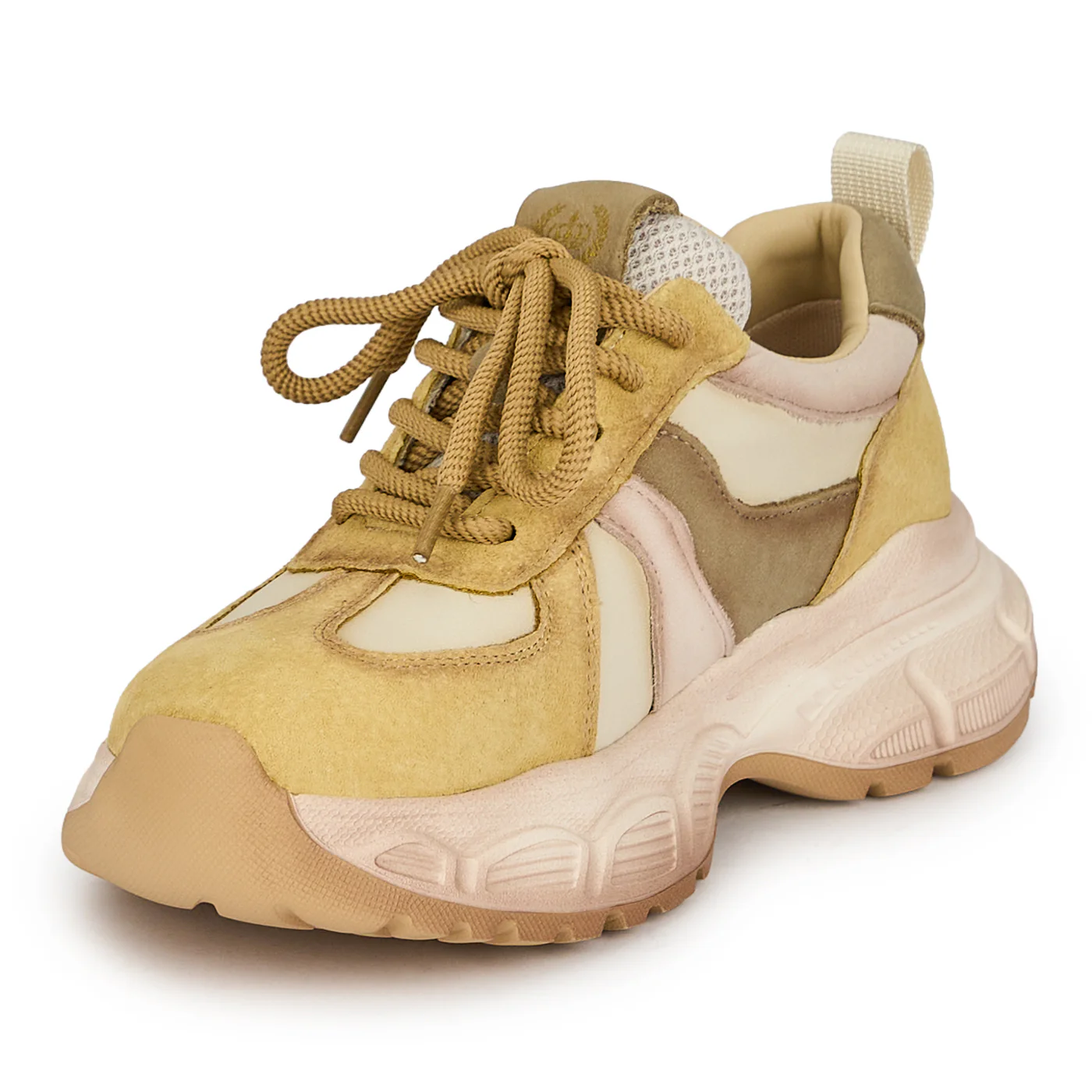 Pantofi dama din piele naturala galbena 19261 - Image 3