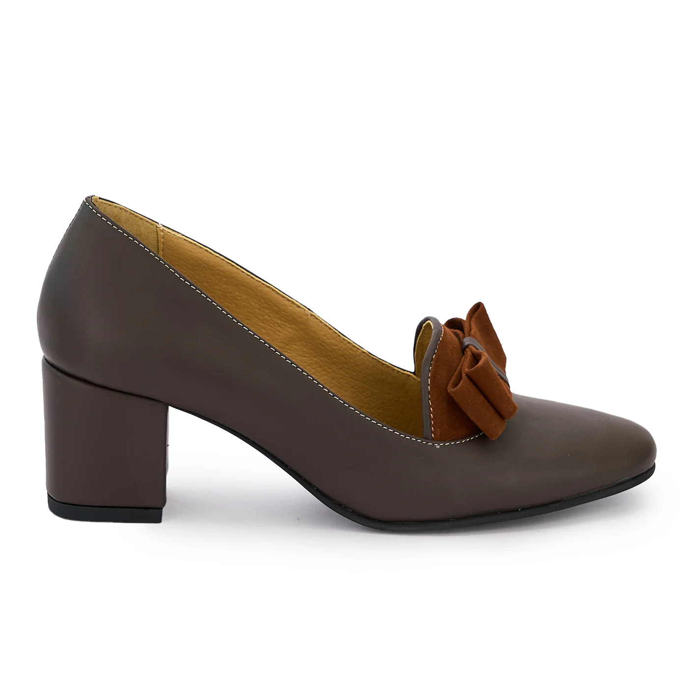 Pantofi dama din piele naturala maro 14050
