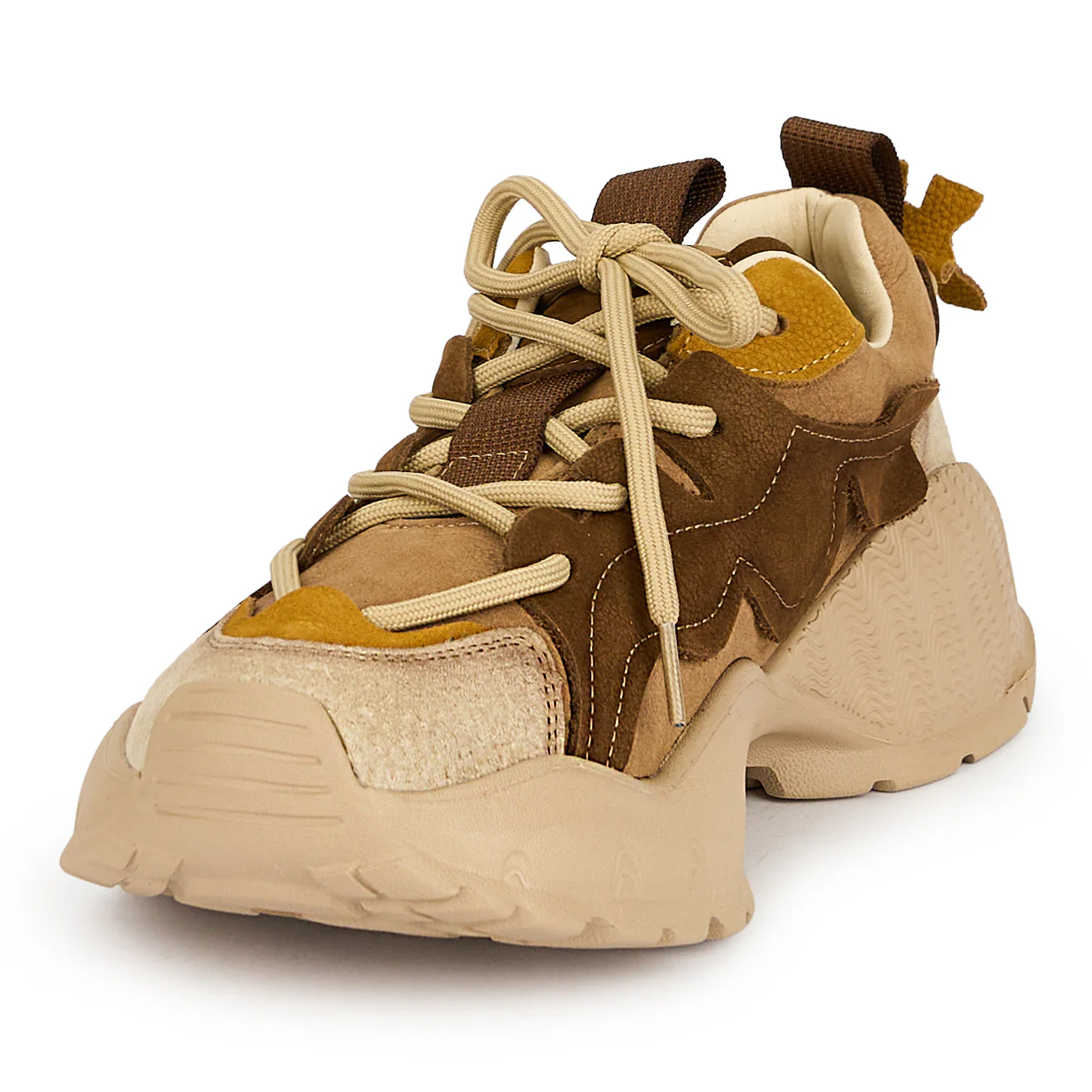 Pantofi dama din piele naturala maro 19256 - Image 3