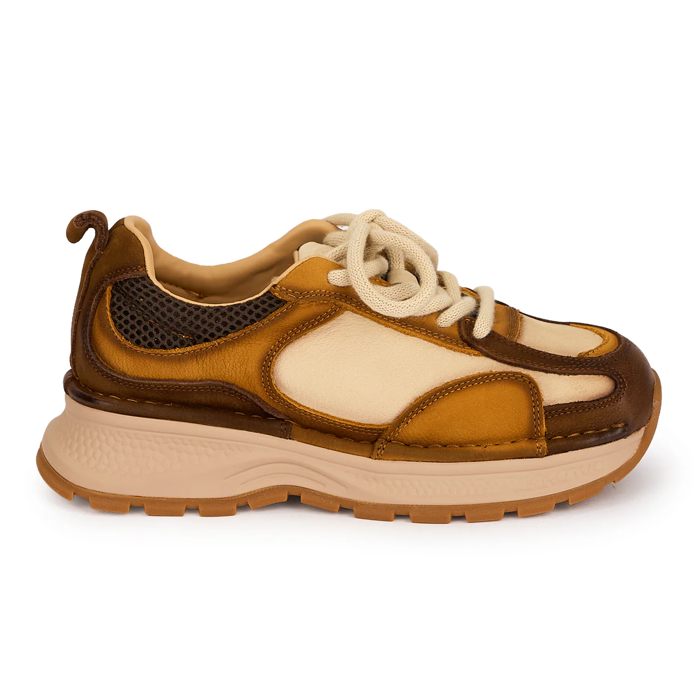 Pantofi dama din piele naturala maro 19543