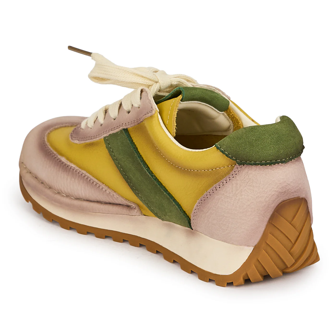 Pantofi dama din piele naturala multicolora 19546 - Image 2