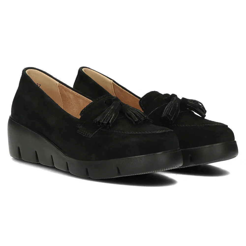 Pantofi dama din piele naturala neagra 13002 - Image 6