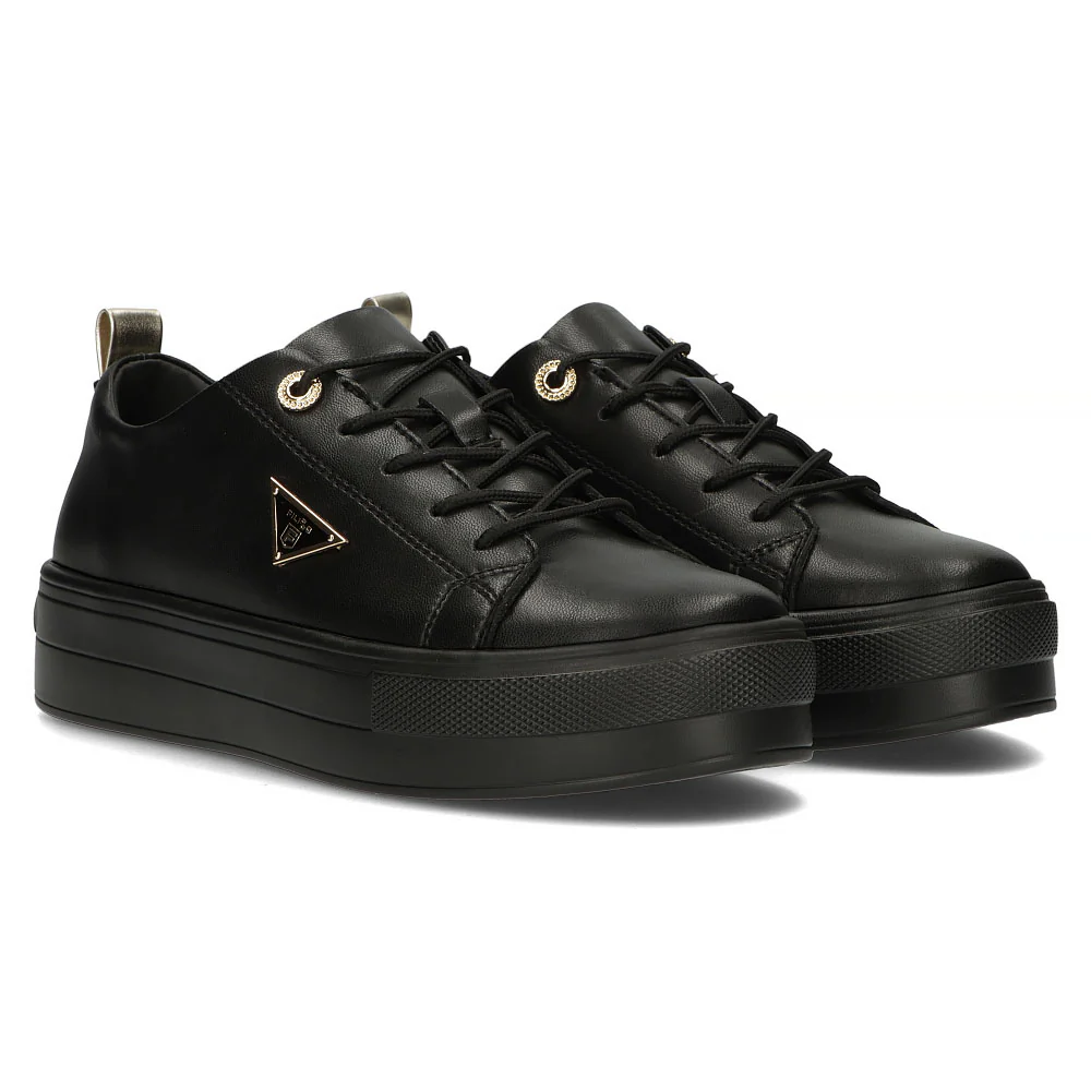 Pantofi sport dama din piele naturala neagra 13006 - Image 4