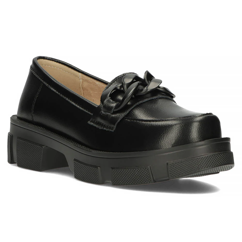 Pantofi dama din piele naturala neagra 13020 - Image 6