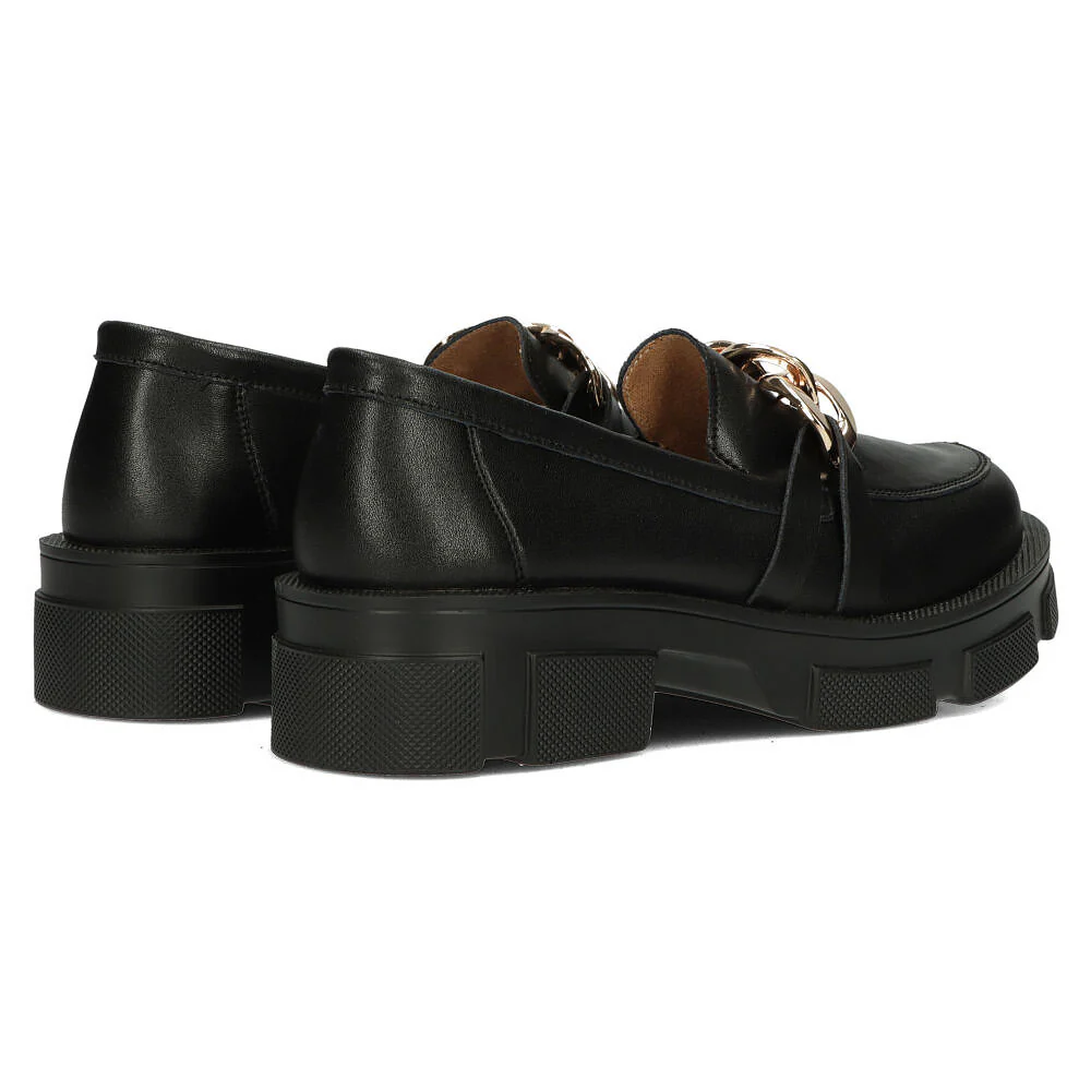 Pantofi dama din piele naturala neagra 13022 - Image 7