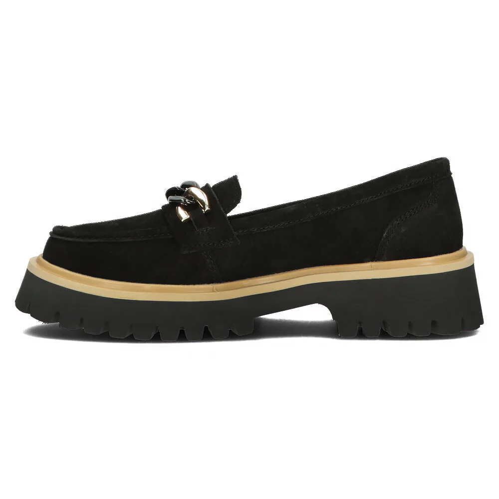 Pantofi dama din piele naturala neagra 13023 - Image 3