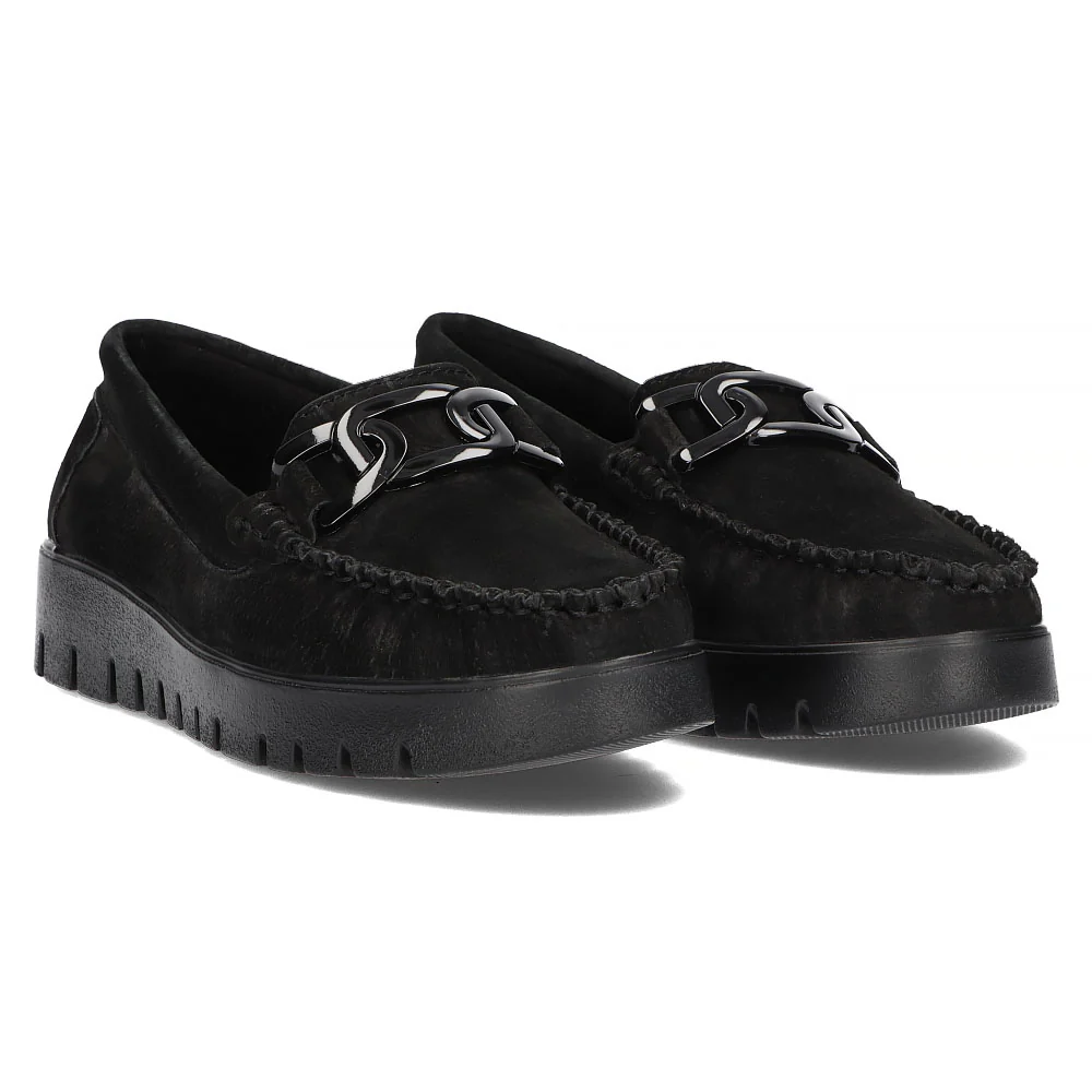 Pantofi dama din piele naturala neagra 13050 - Image 4