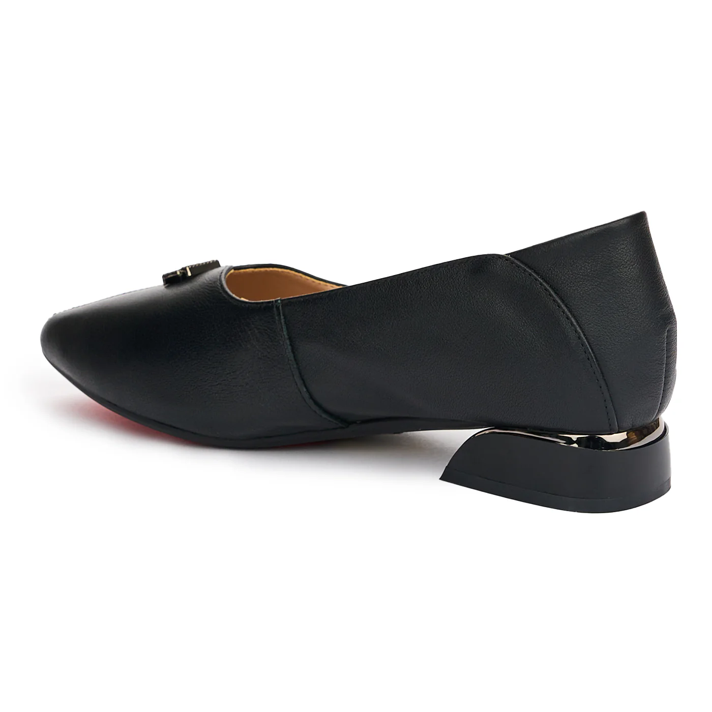 Pantofi dama din piele naturala neagra 13107 - Image 2