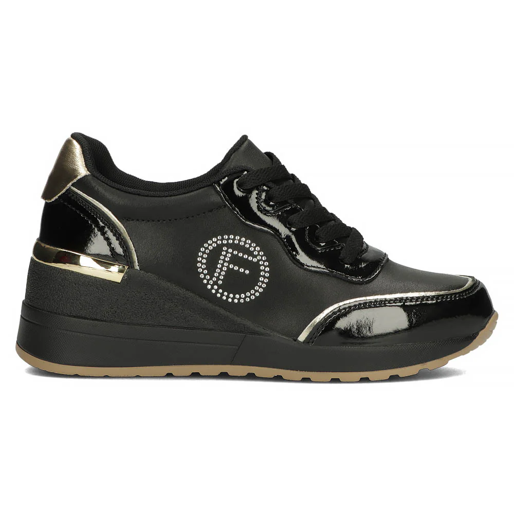 Pantofi dama din piele naturala neagra 13139