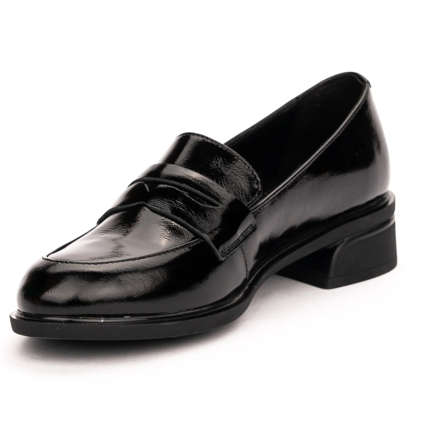 Pantofi dama din piele naturala neagra 13149 - Image 3