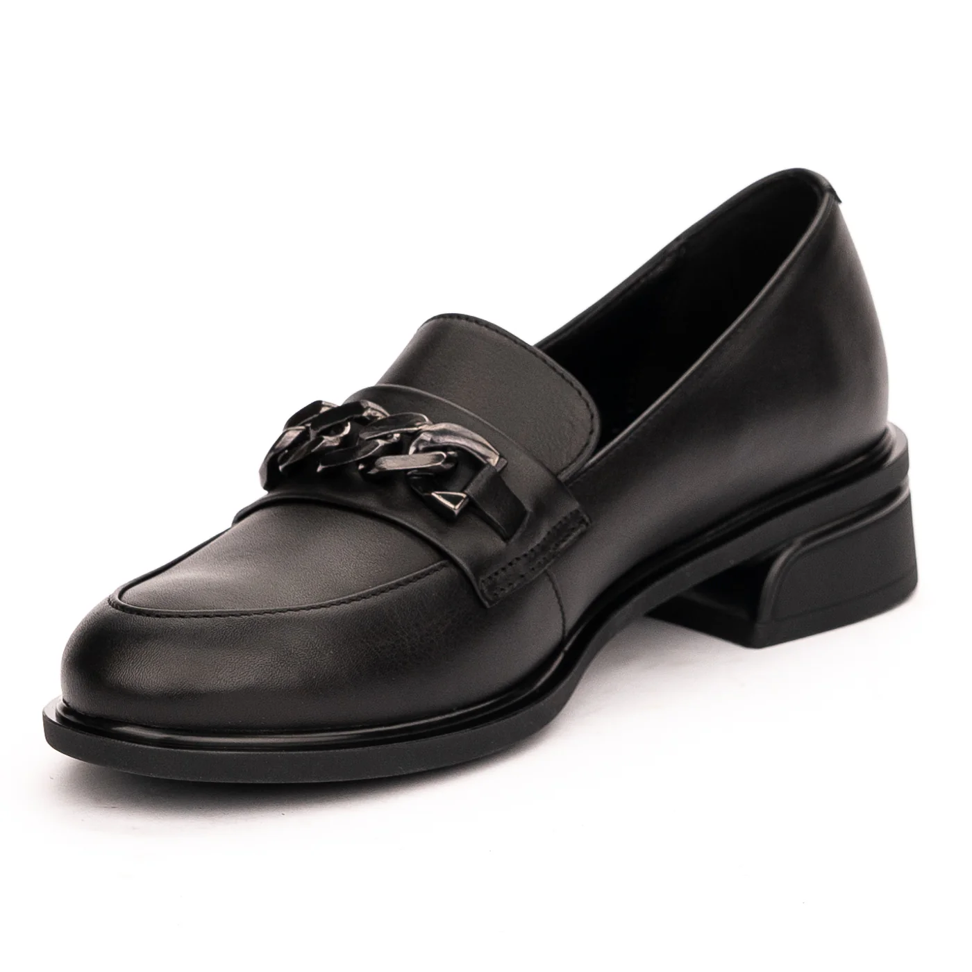 Pantofi dama din piele naturala neagra 13150 - Image 3