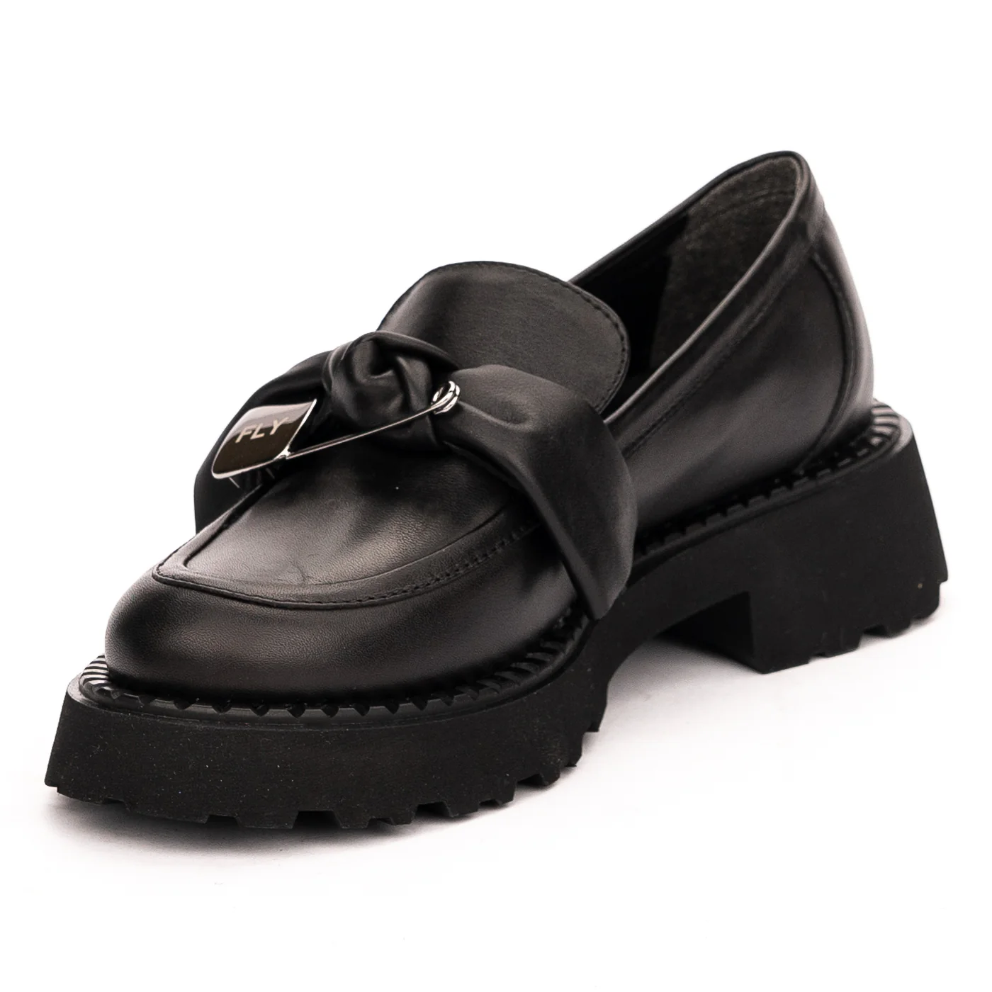 Pantofi dama din piele naturala neagra 13152 - Image 3