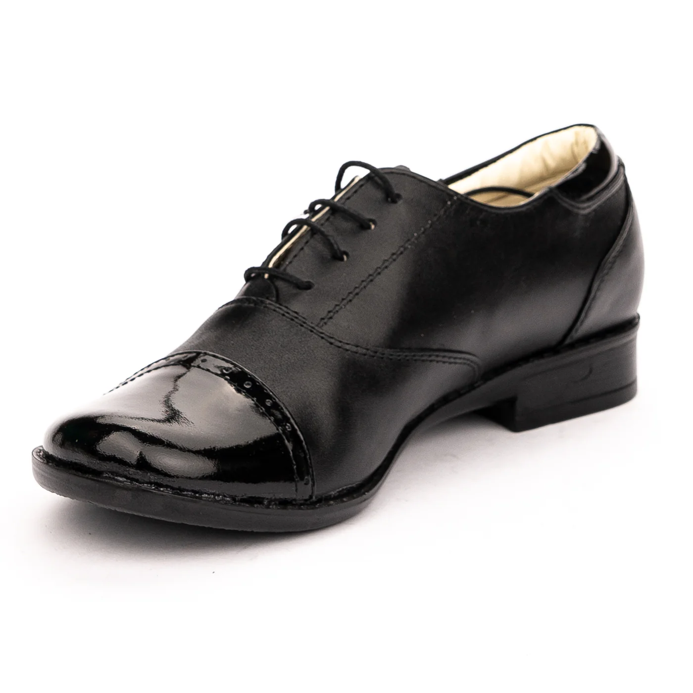 Pantofi dama din piele naturala neagra 13175 - Image 3
