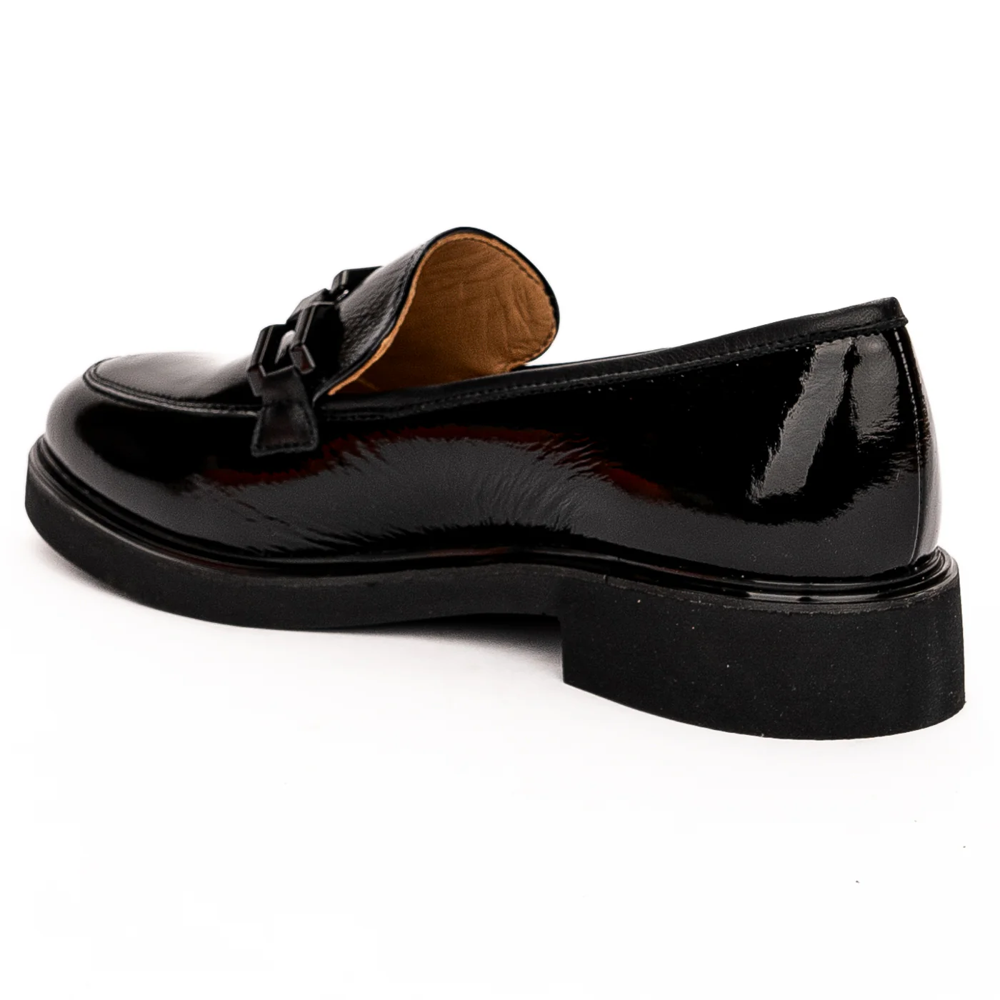 Pantofi dama din piele naturala neagra 13194 - Image 2