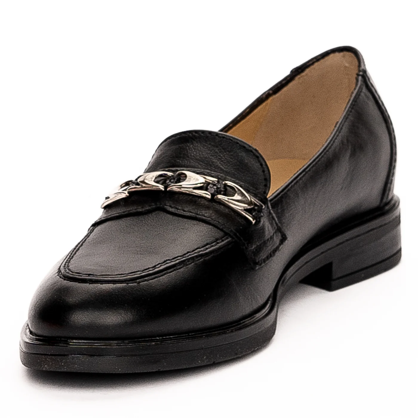 Pantofi dama din piele naturala neagra 13201 - Image 3