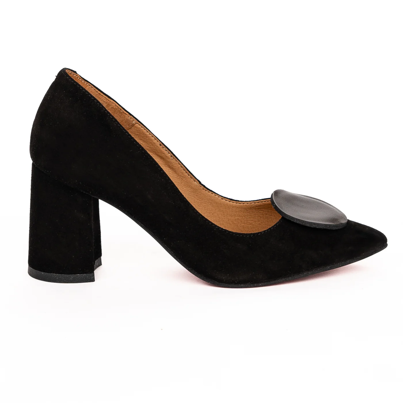 Pantofi dama din piele naturala neagra 13212