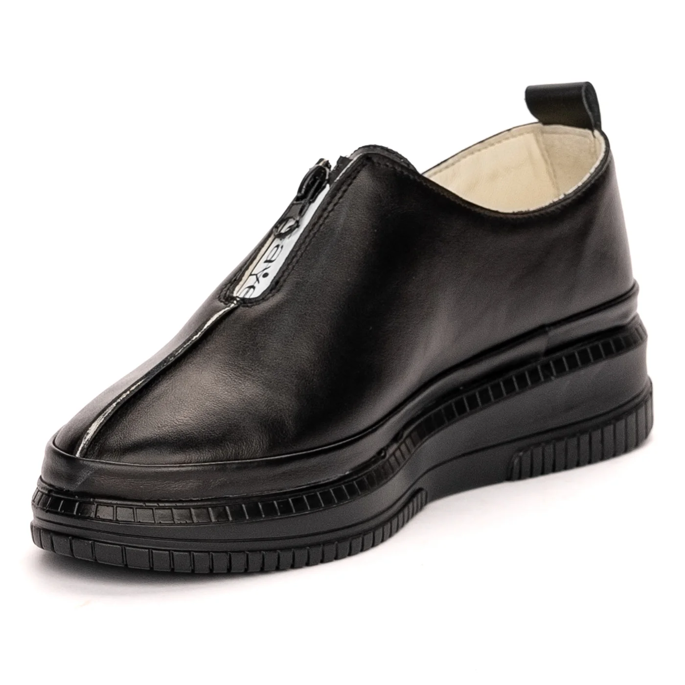 Pantofi dama din piele naturala neagra 13414 - Image 3
