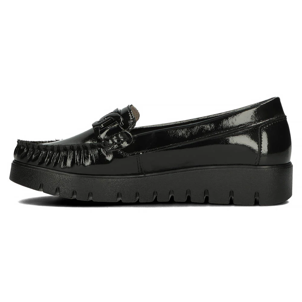 Pantofi dama din piele naturala neagra 13613 - Image 2