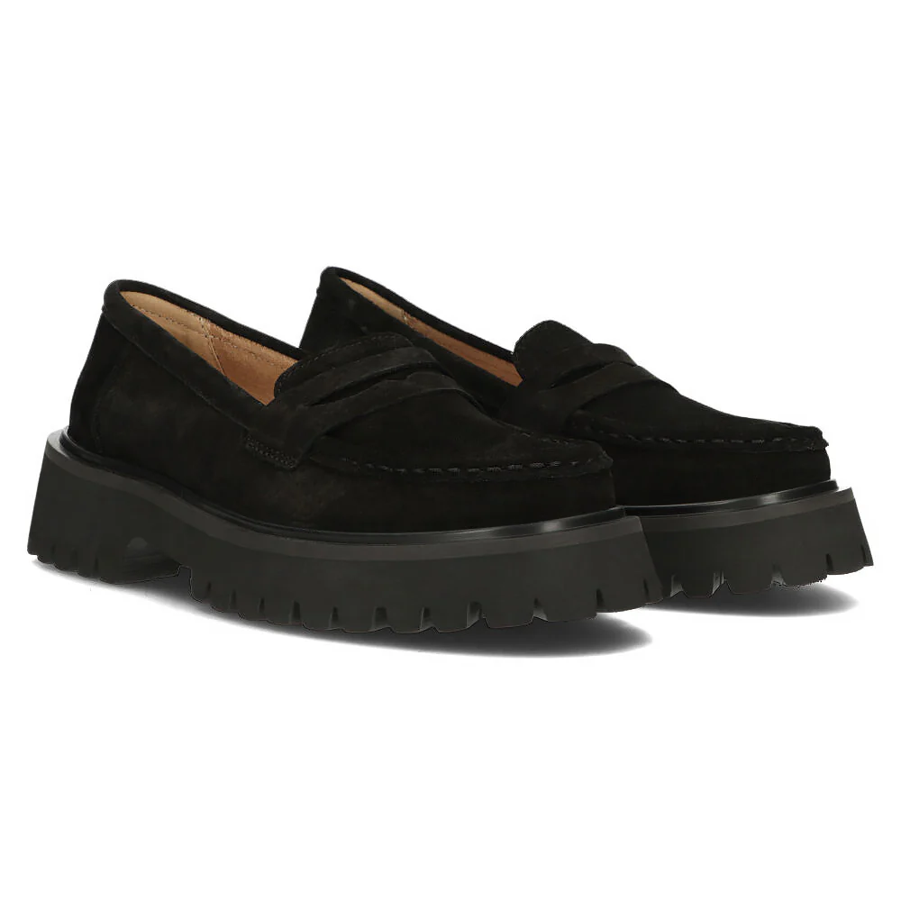Pantofi dama din piele naturala neagra 13620 - Image 4