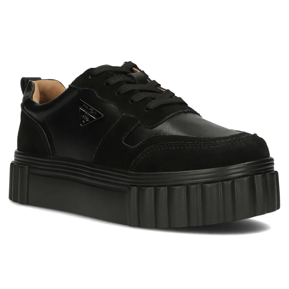 Pantofi dama din piele naturala neagra 13622 - Image 3