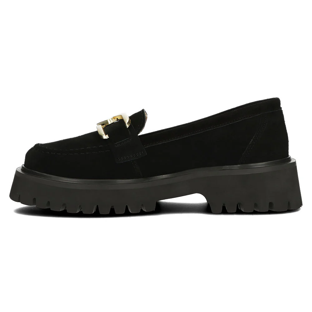 Pantofi dama din piele naturala neagra 13623 - Image 2