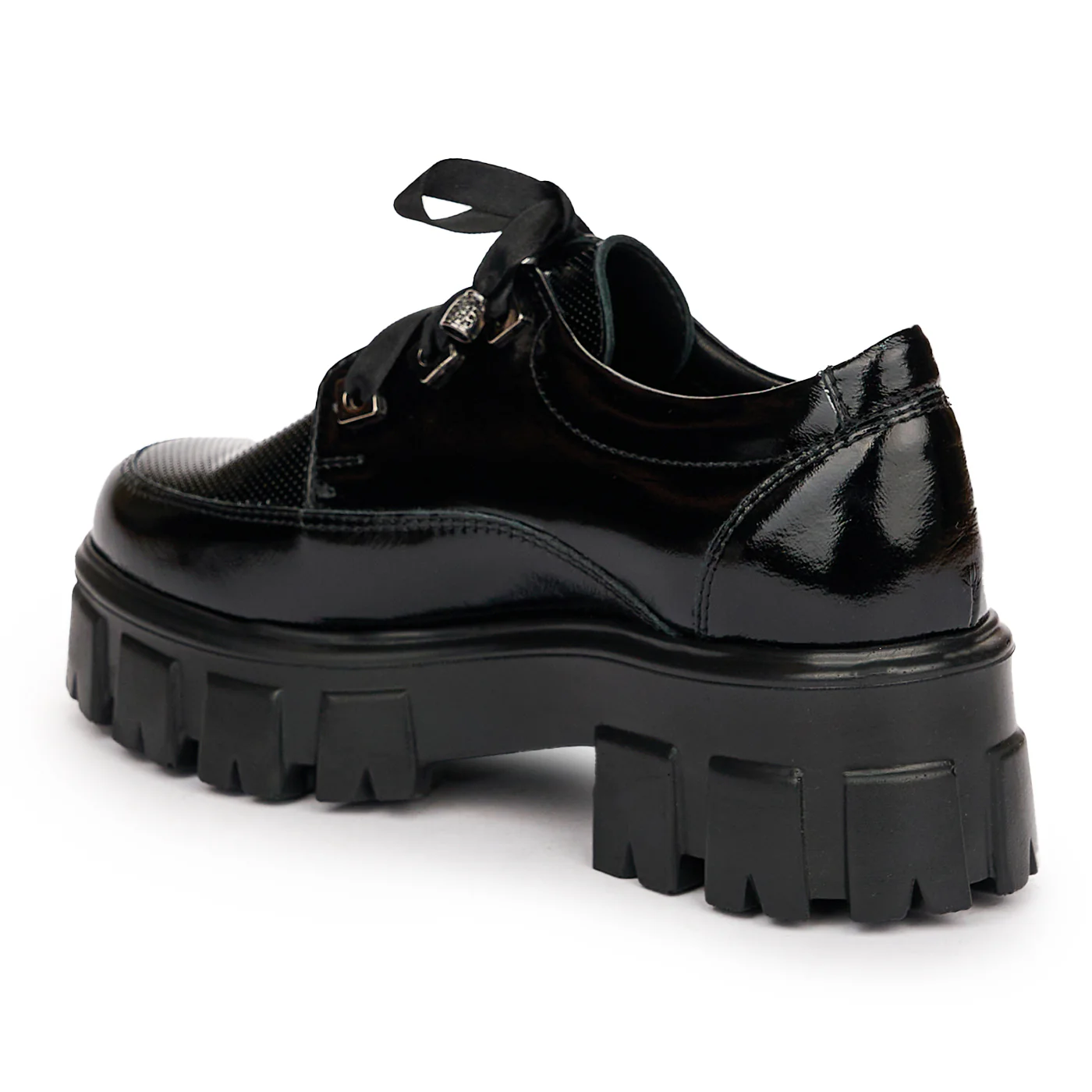 Pantofi dama din piele naturala neagra 13751 - Image 2