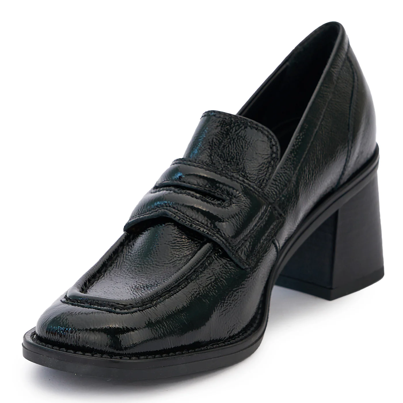 Pantofi dama din piele naturala neagra 14005 - Image 3