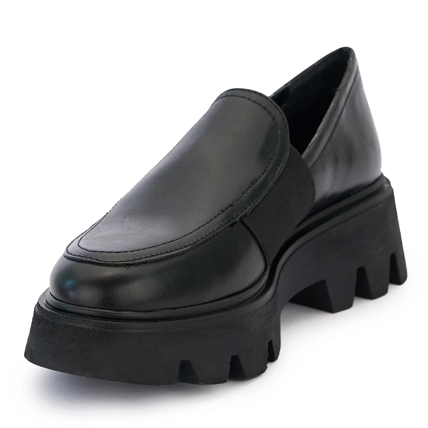 Pantofi dama din piele naturala neagra 14006 - Image 3