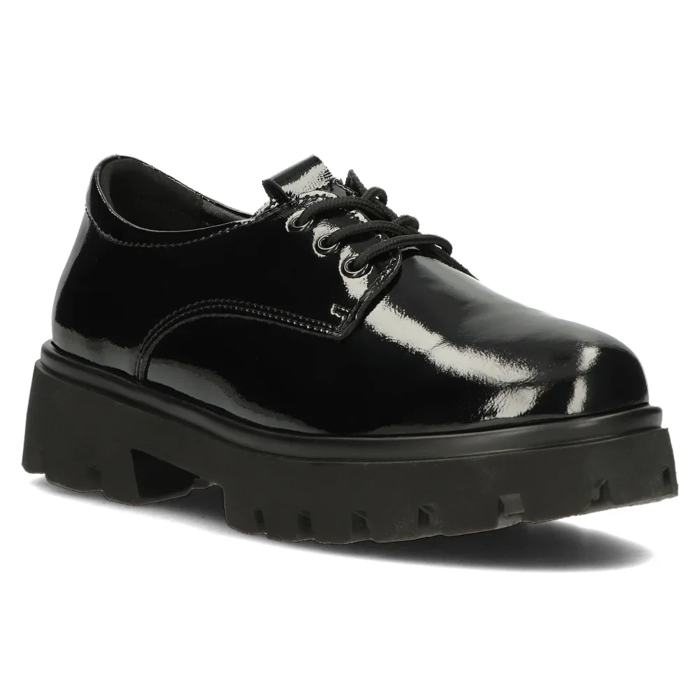 Pantofi dama din piele naturala neagra 14132 - Image 6