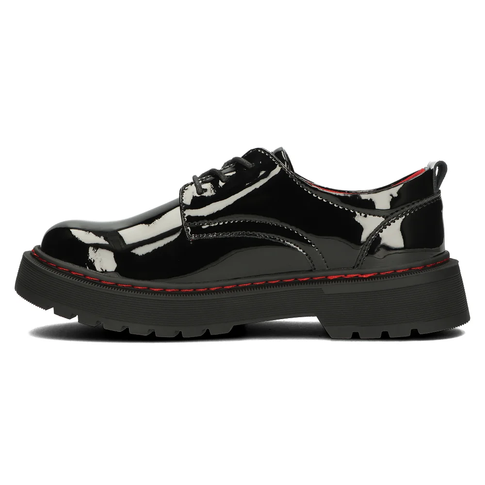 Pantofi dama din piele naturala neagra 14136 - Image 3