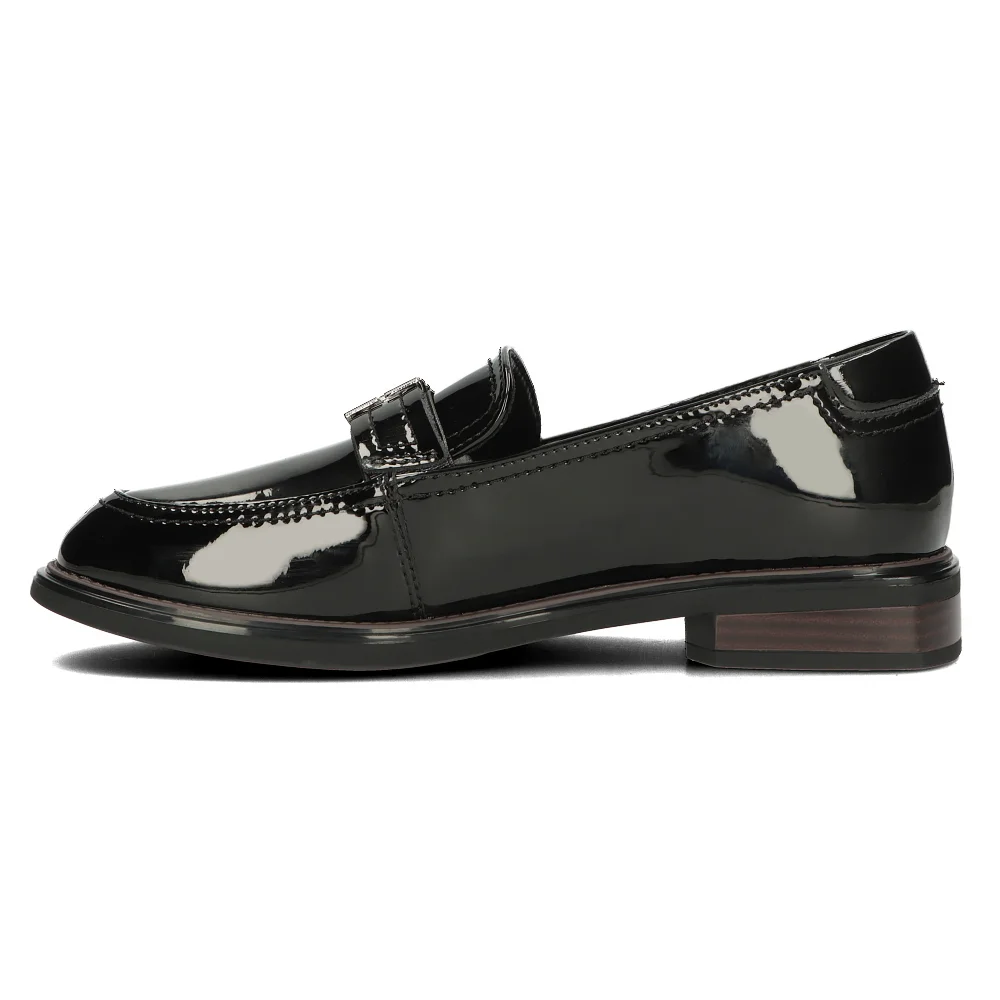 Pantofi dama din piele naturala neagra 14137 - Image 3