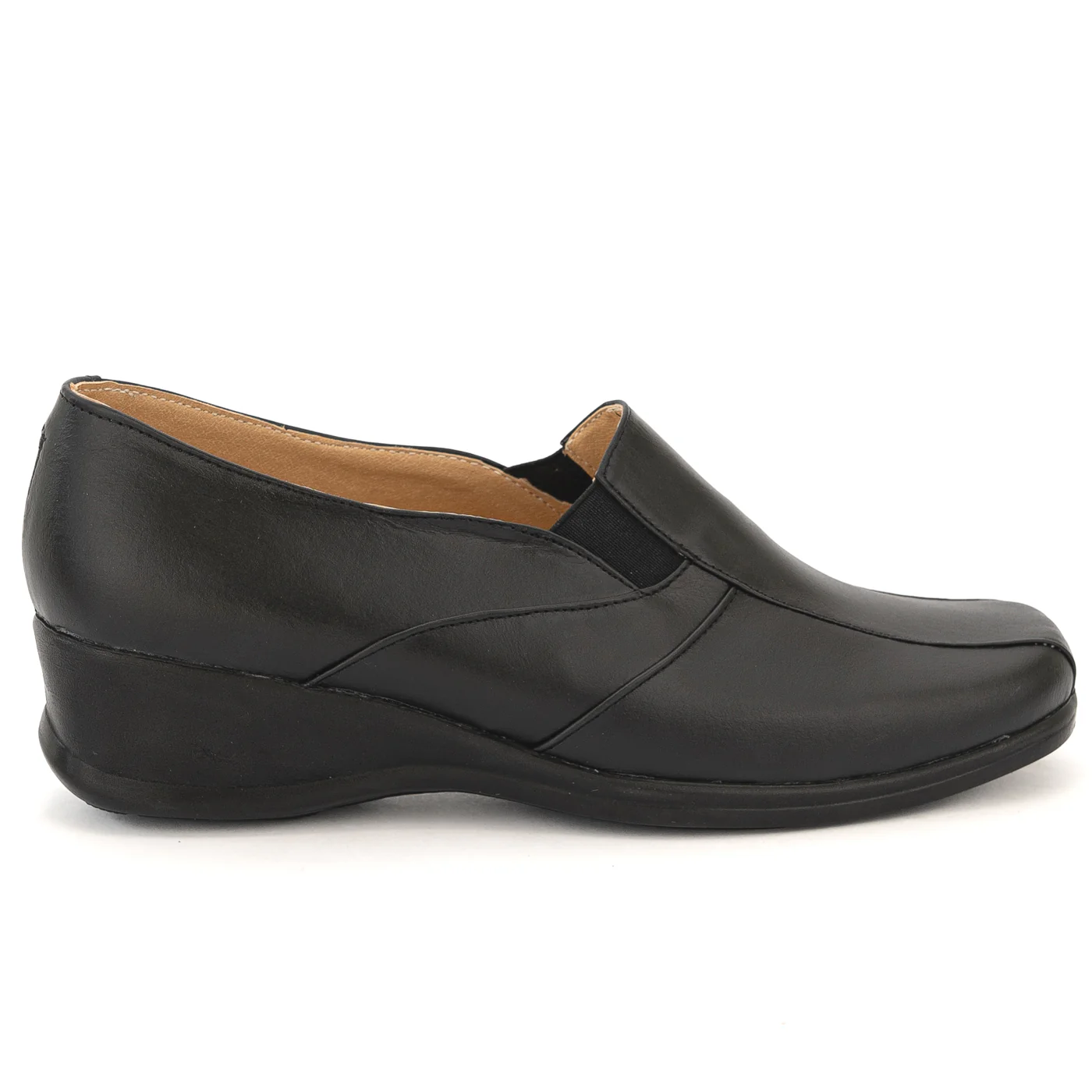 Pantofi dama din piele naturala neagra 14153
