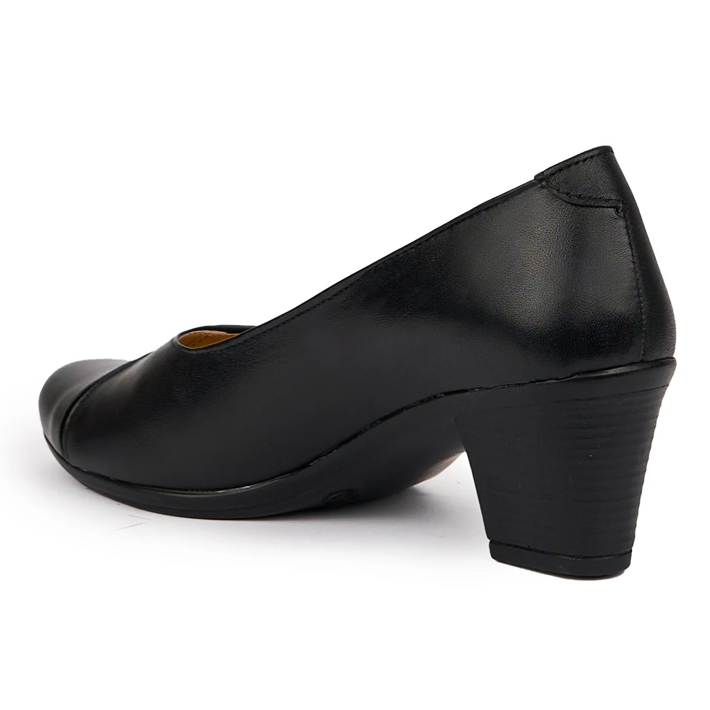 Pantofi dama din piele naturala neagra 14288 - Image 2