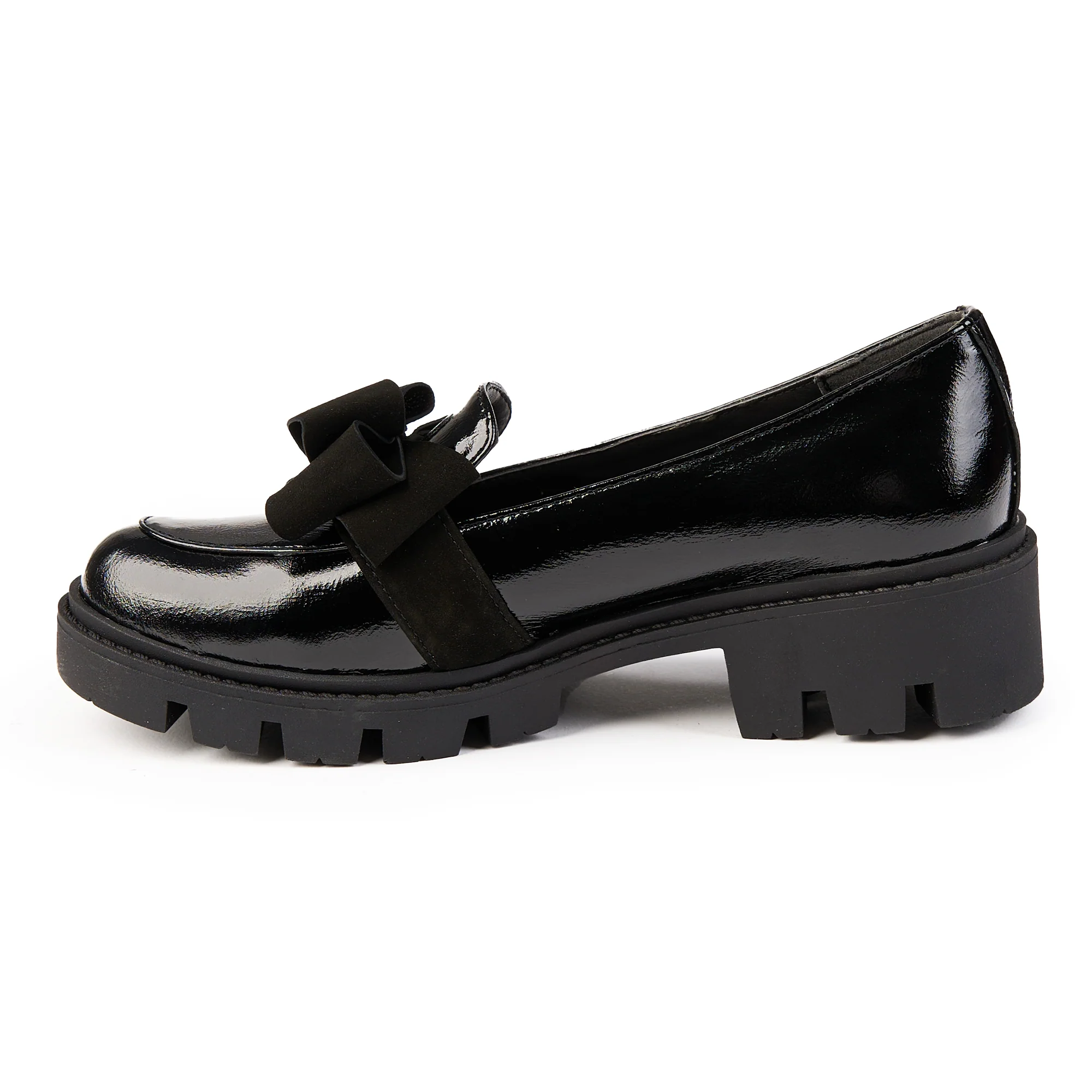 Pantofi dama din piele naturala neagra 14822 - Image 2