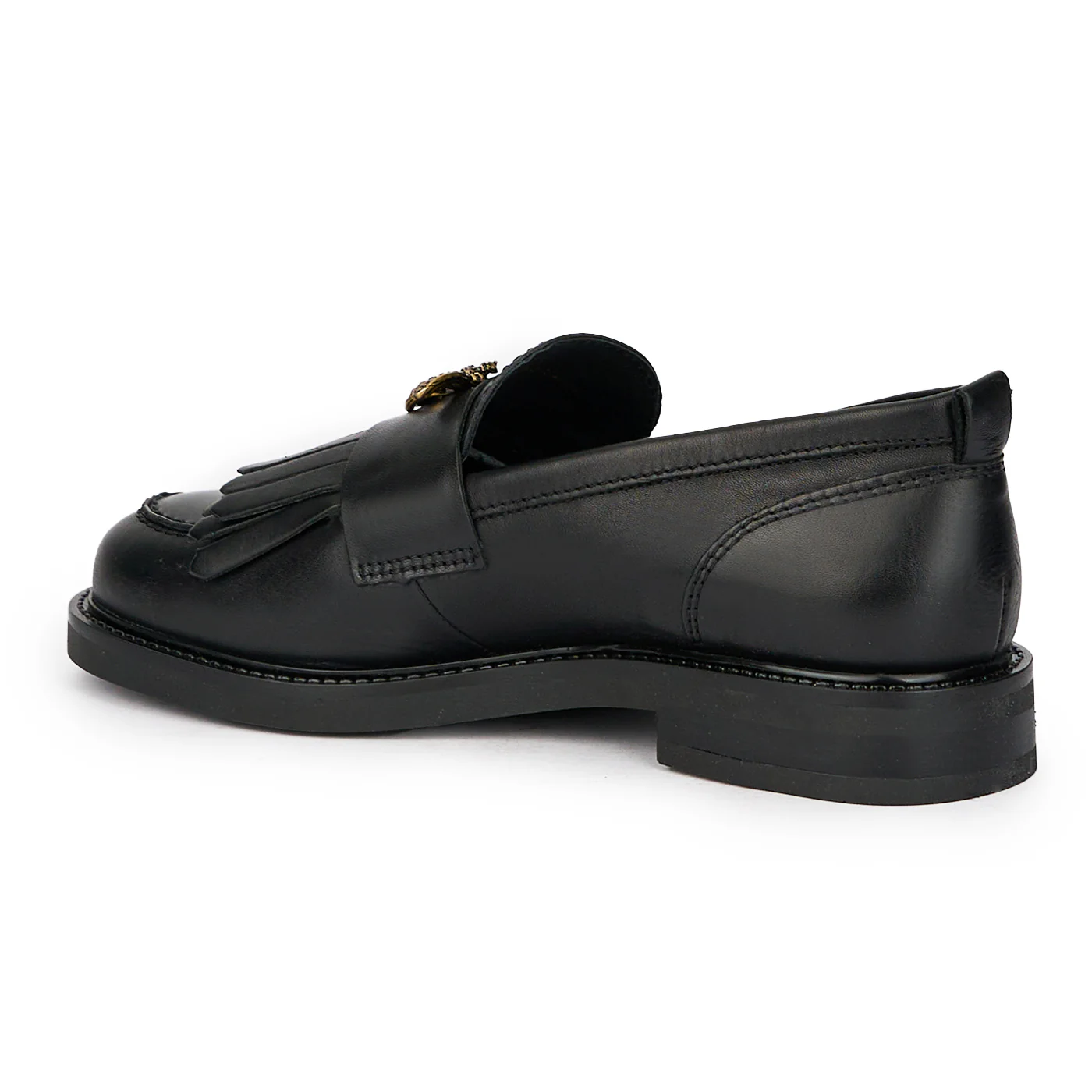 Pantofi dama din piele naturala neagra 14897 - Image 3