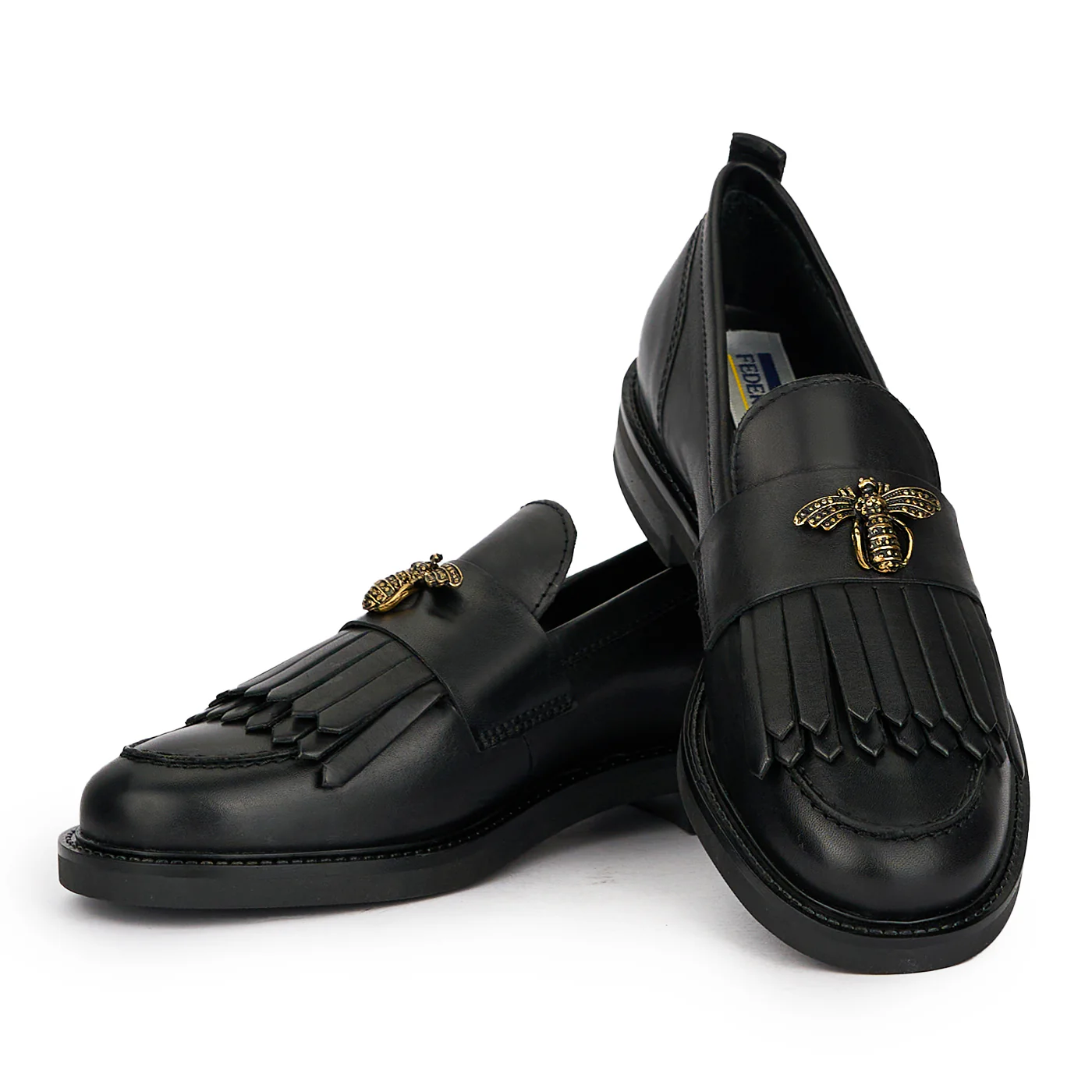 Pantofi dama din piele naturala neagra 14897 - Image 5