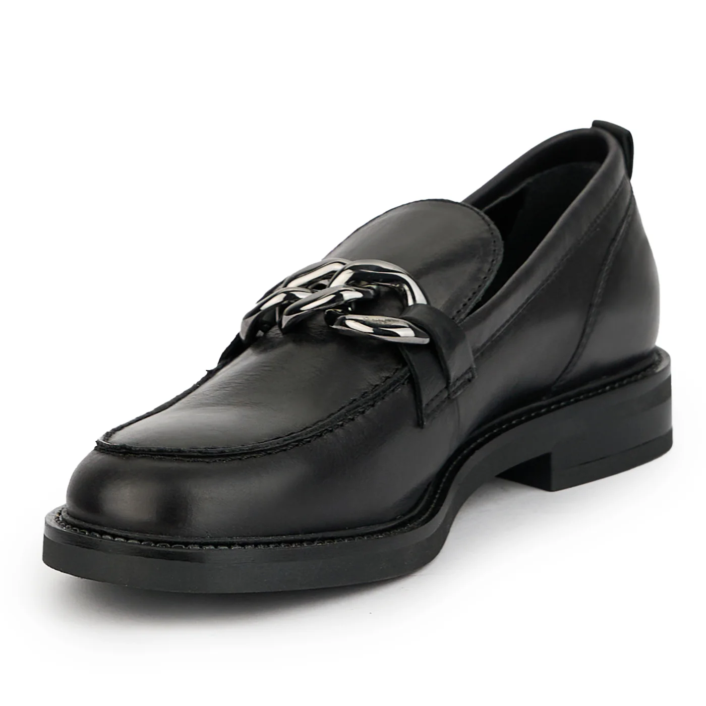 Pantofi dama din piele naturala neagra 14962 - Image 3