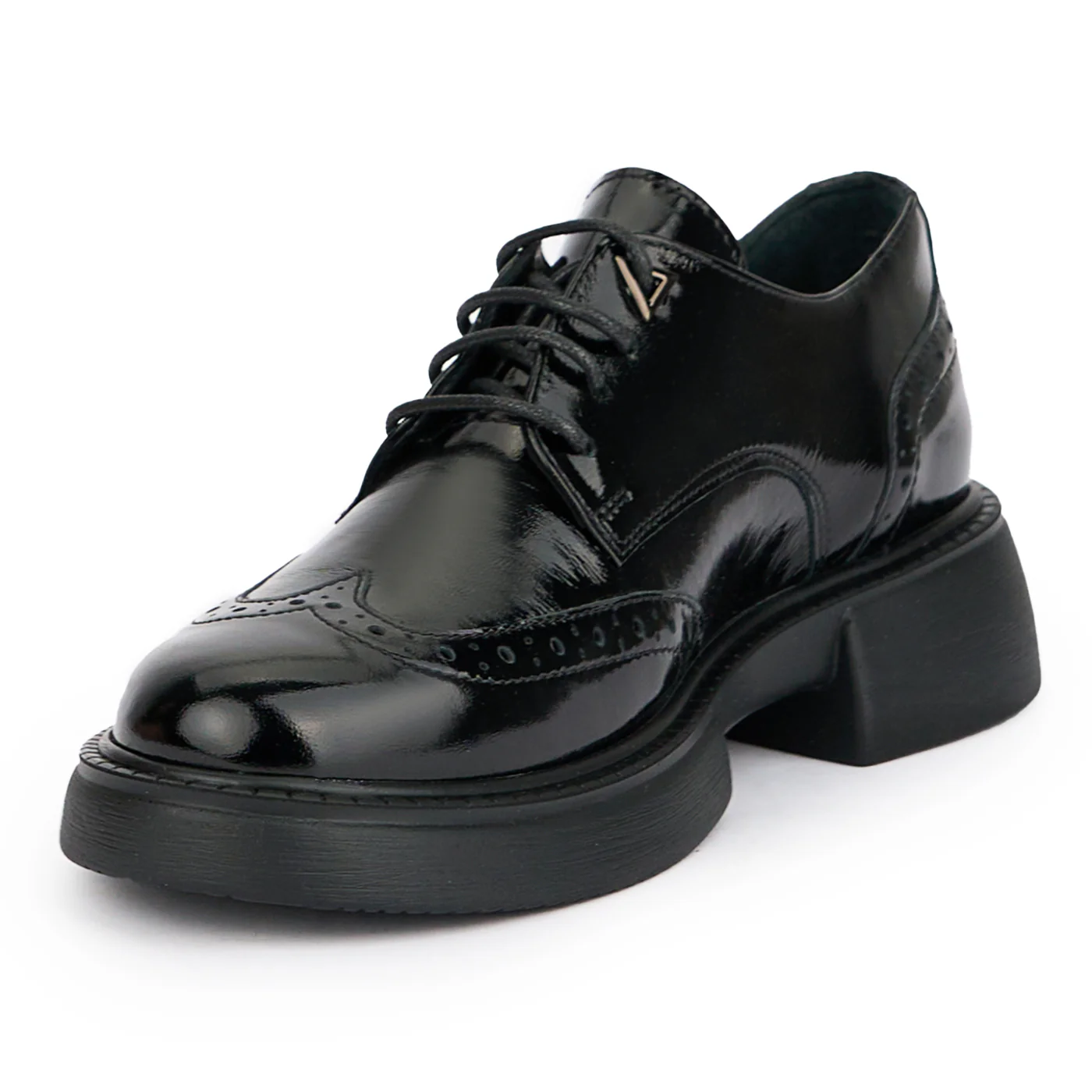 Pantofi dama din piele naturala neagra 15156 - Image 3