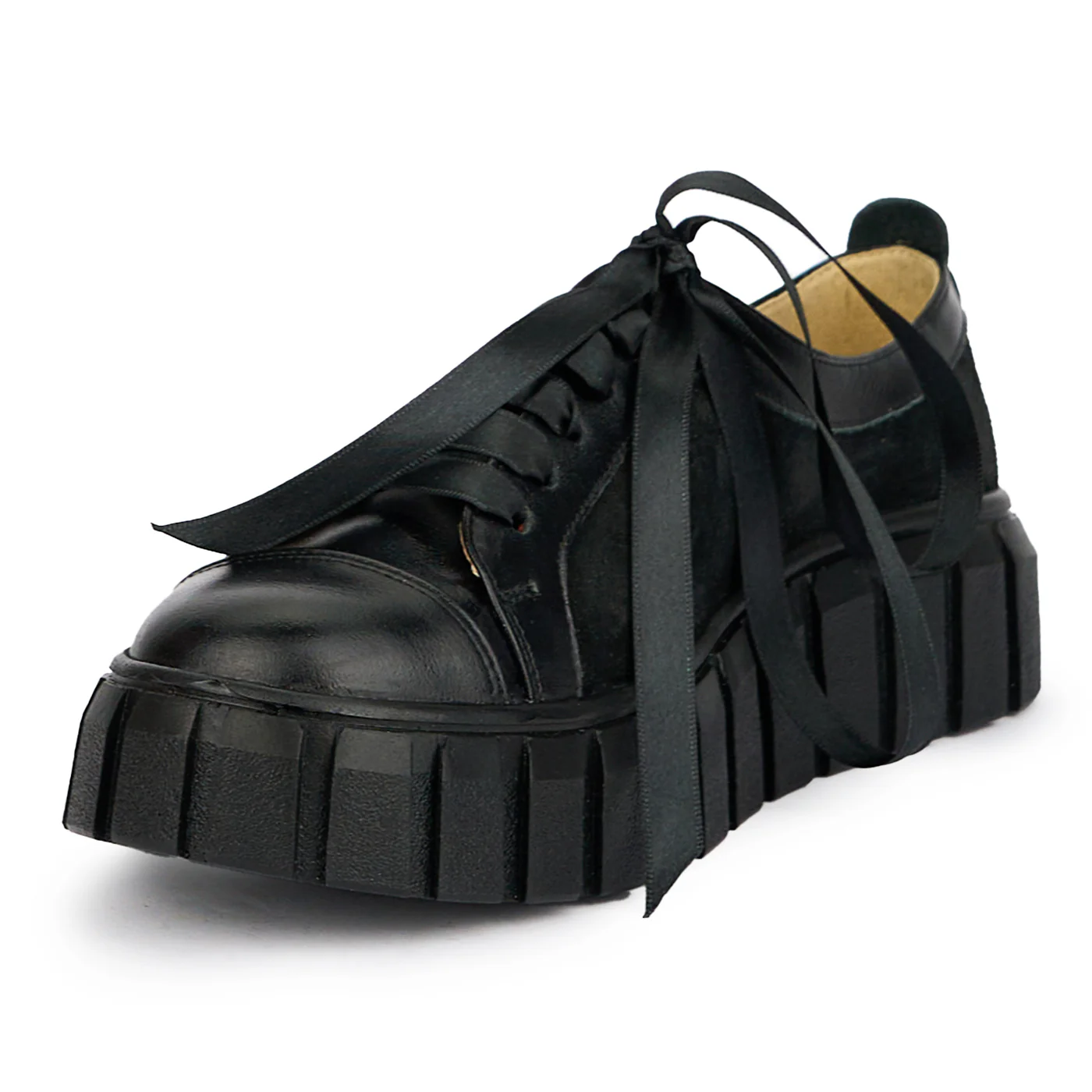 Pantofi dama din piele naturala neagra 15225 - Image 3