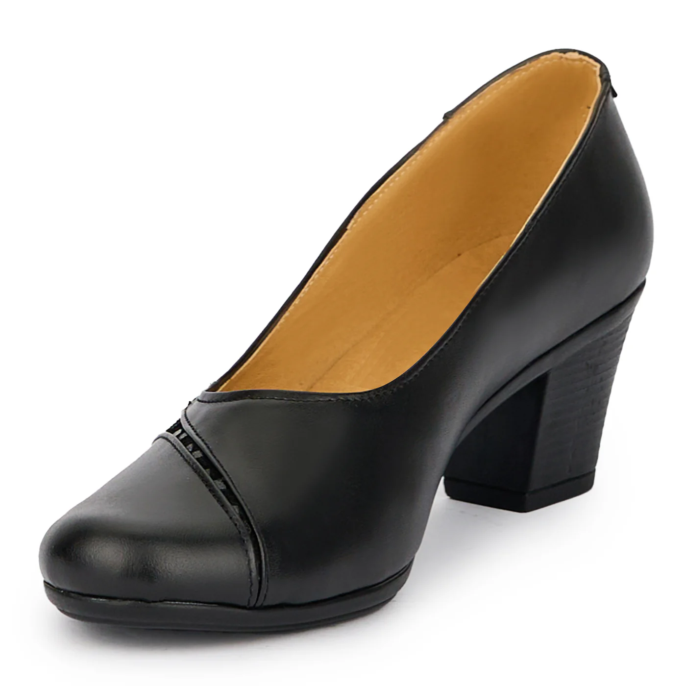 Pantofi dama din piele naturala neagra 15310 - Image 3