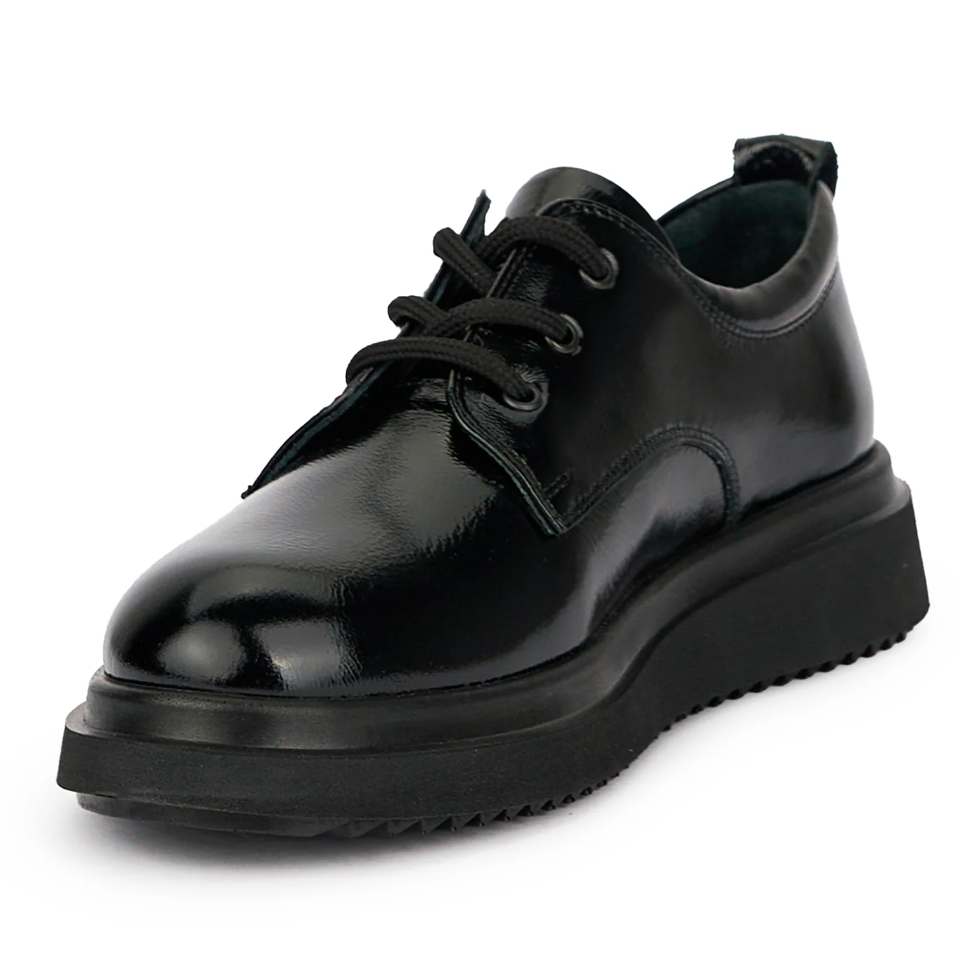 Pantofi dama din piele naturala neagra 15528 - Image 3