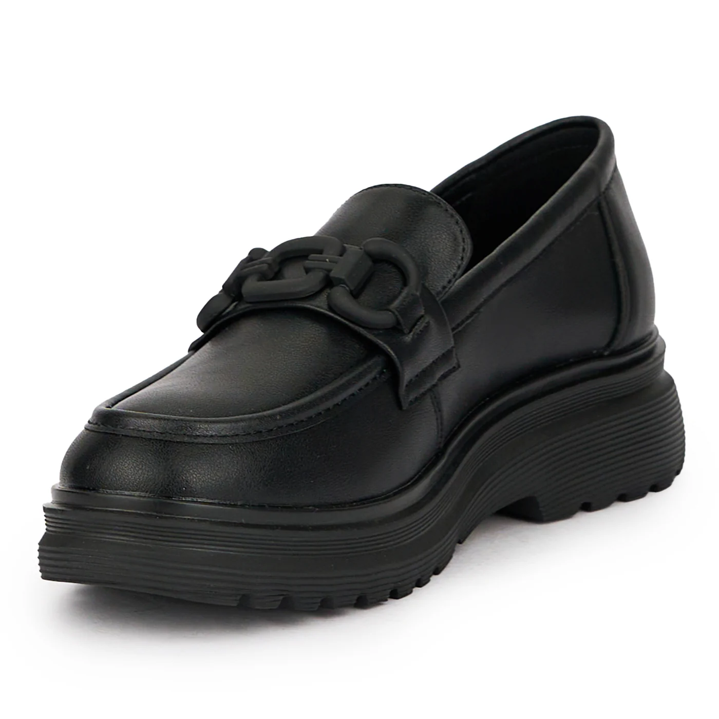Pantofi dama din piele naturala neagra 15561 - Image 3