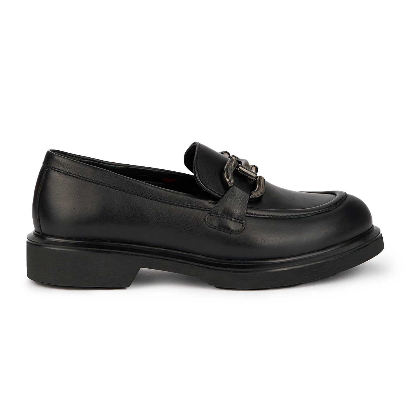 Pantofi dama din piele naturala neagra 15695